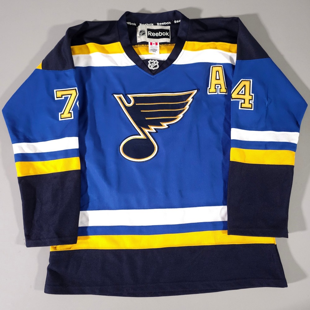 Reebok NHL Jersey Mens 54 Blue St Louis Blues Oshie 74 Alternate Captain A